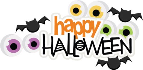 Happy Halloween SVG scrapbook title spiderweb svg cut file halloween ...