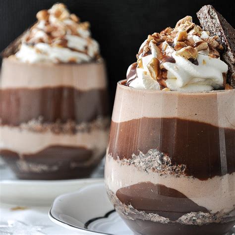 Chocolate Hazelnut Dessert in a glass - PrettySweet