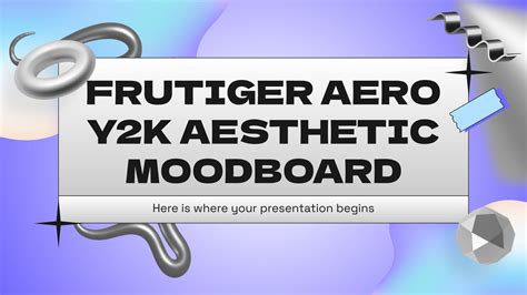 Frutiger Aero Y2K Aesthetic Moodboard | Google Slides