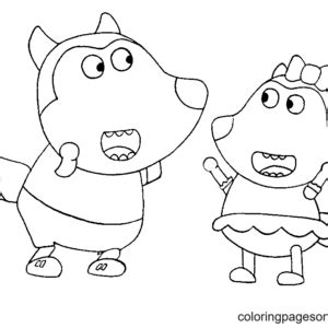 Wolfoo Coloring Pages Printable for Free Download