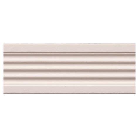 Ornamental Mouldings Hardwood Primed Wood Fluted Moulding 3" H x 84" W ...