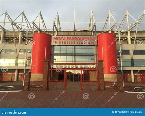 Middlesbrough Riverside Stadium Editorial Photography - Image of tees ...