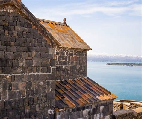 Lake Sevan, Armenia, and Sevanavank Monastery Ruins