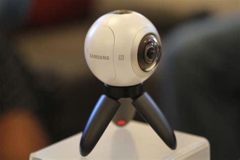 Samsung Gear 360 is a lightweight camera for capturing 360-degree ...