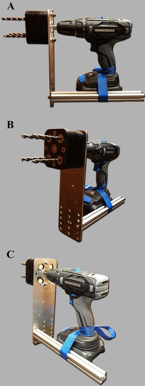 Fully assembled drill attachment prototype fastened to a commercially ...