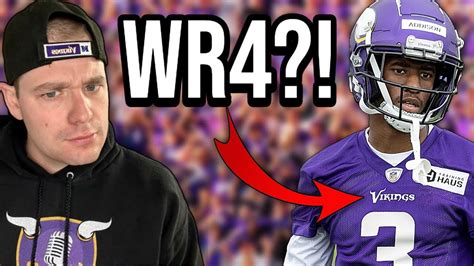 Minnesota Vikings First Depth Chart Breakdown: Wide Receivers! - YouTube