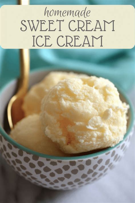 Homemade Sweet Cream Ice Cream – Citrus & Delicious