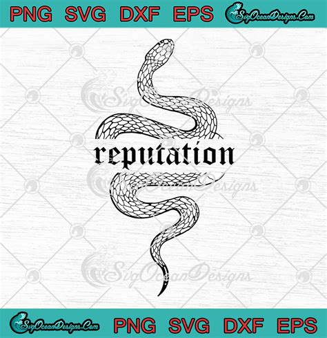 Taylor Swift Reputation SVG