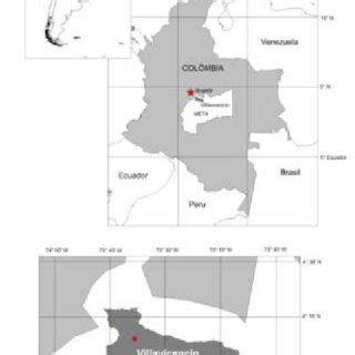 Mapa de ubicación geográfica de Villavicencio (Meta, Colombia) (IGAC ...