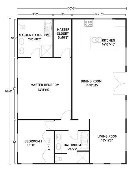 30 x 40 barndominium floor plans - Delinda Trudeau