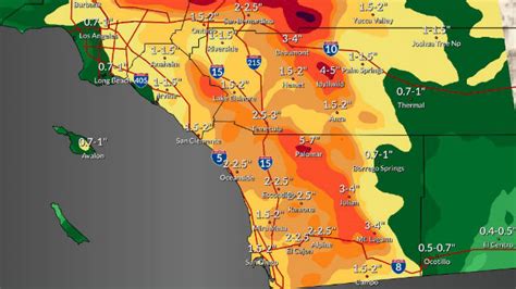 Heavy Rain Expected in San Diego Monday from Slow-Moving Pacific Storm ...