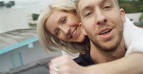 Ellie Goulding and Calvin Harris spotted holding hands