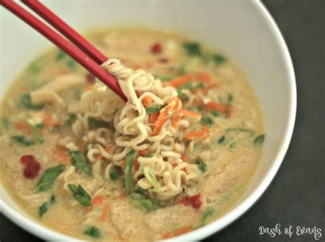 10-Minute Egg Drop Ramen Noodle Soup - Dash Of Evans