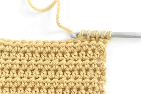 How to Work Half Double Crochet Stitch (HDC)