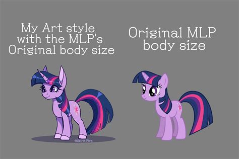 my art style with the MLP original body size by Celes-969 on DeviantArt