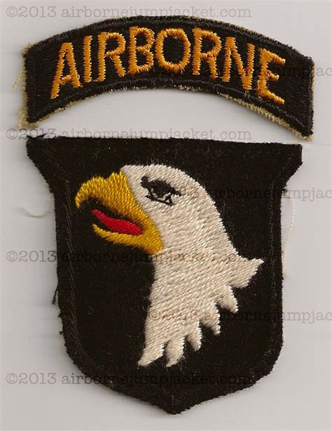 WW2 101st Airborne Division Screaming Eagle British Made Patch – Two ...