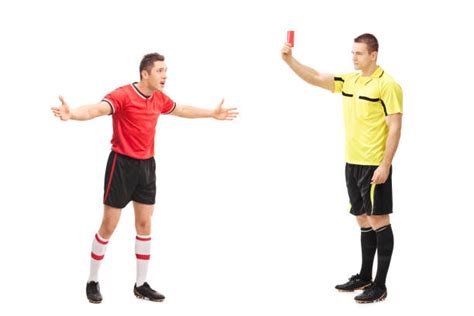 70+ Angry Referee Shows Red Card Stock Photos, Pictures & Royalty-Free ...