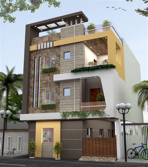 Duplex House Exterior Design In India – BESTHOMISH