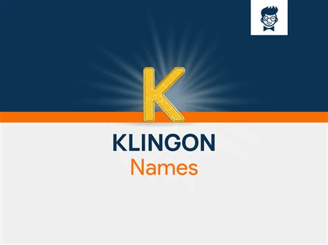 Klingon Names: 600+ Catchy and Cool Names - BrandBoy