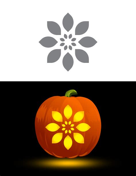 Flower Pumpkin Carving