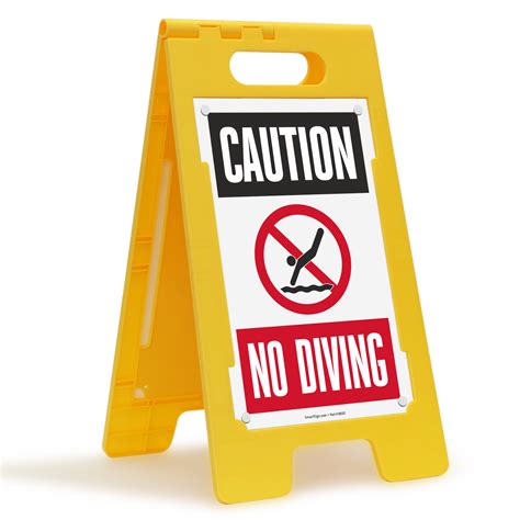 No Diving Signs | Shallow Water No Diving Signs