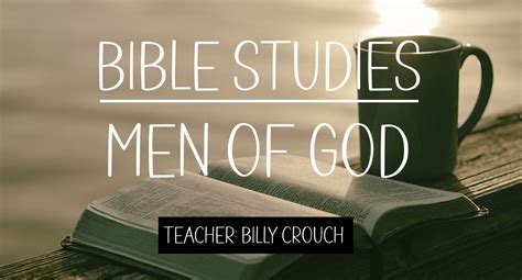 Men of God Bible Study – First Baptist Cameron