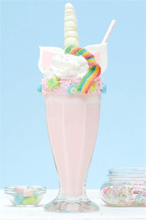 Magical Unicorn Boozy Milkshake | POPSUGAR Food