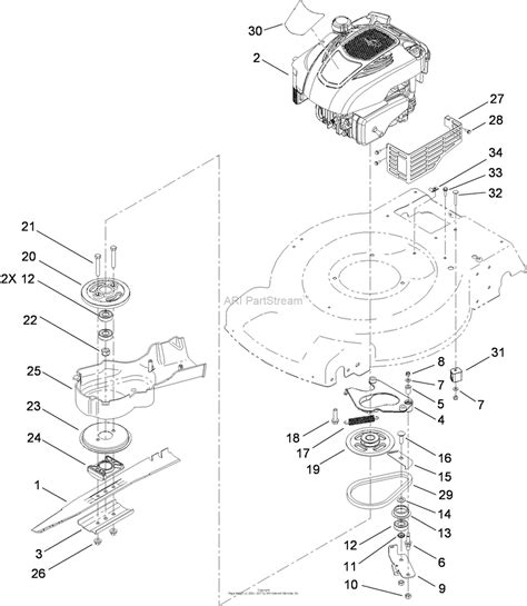 Toro Push Mower Parts Diagram