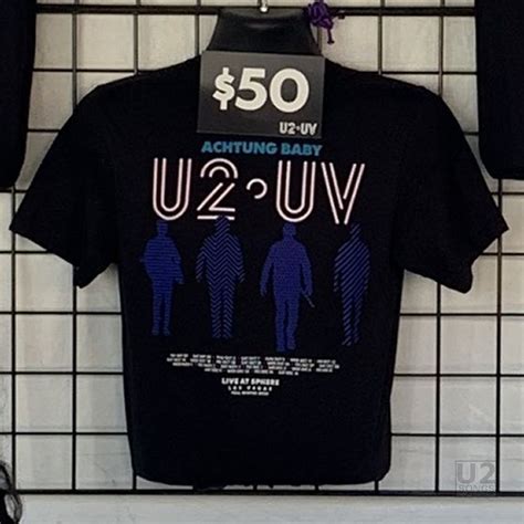 u2songs | Merchandise at the Sphere and Zoo Station 2023