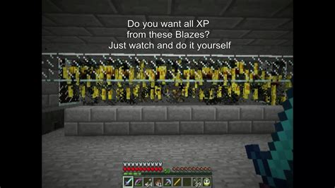 How to make an effective Blaze XP Farm - Minecraft - YouTube