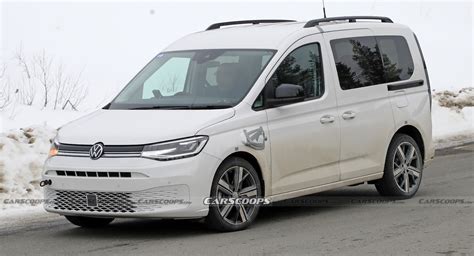 2023 VW Caddy eHybrid Spied Without Camouflage In Short And Long ...