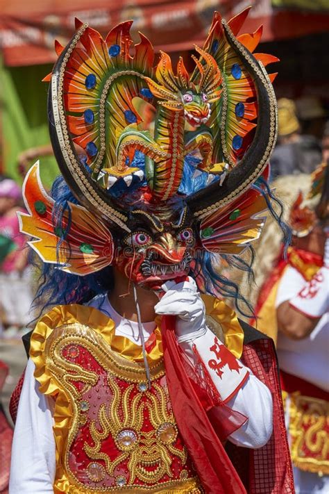 Diablada Dancer at the Arica Carnival in Chile Editorial Stock Image ...