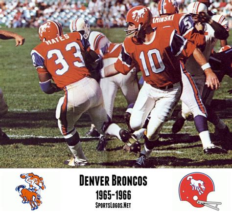 Denver Broncos Uniform History 1965-1966 – SportsLogos.Net News