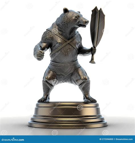 Wild Bear Hunter Trophy. Generative AI Stock Illustration ...