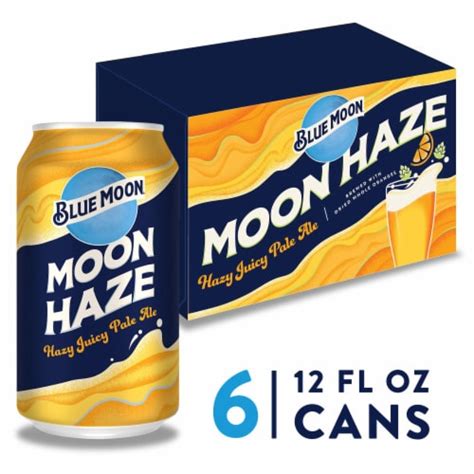 Blue Moon Moon Haze Pale Ale Beer, 6 cans / 12 fl oz - Ralphs