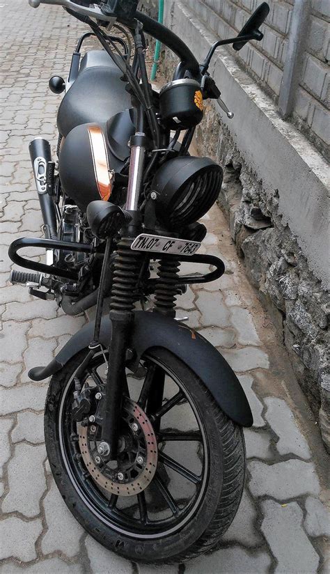 Matte Black Bajaj Avenger 150 Street Modified by Radical Rat Rodz ...