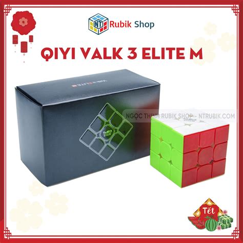 [HOT] Rubik 3x3 QiYi Valk 3 ELITE M Flagship QiYi 2019 Stickerless ...