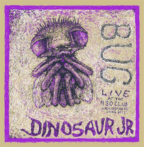 Dinosaur Jr BUG: Live Album Art | Marq Spusta