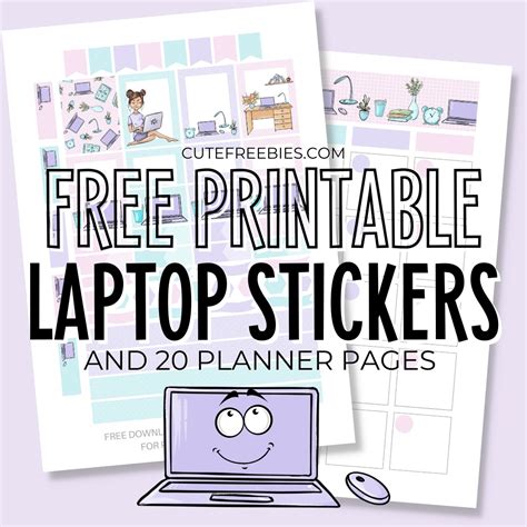 Printable Laptop Stickers