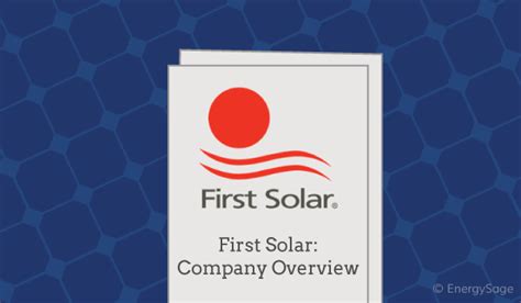 First Solar Company Details and Overview | EnergySage