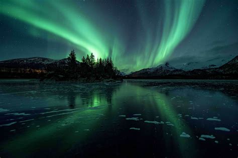 Aurora Borealis Northern Lights Iceland Photographic Art Print Au