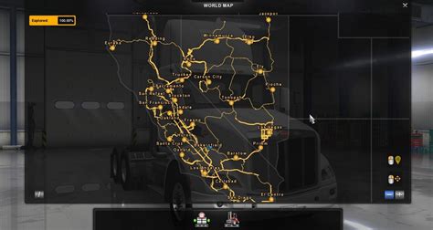 Savegame Complete 100% Map Explored - ATS Mod | American Truck ...