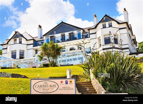 Carbis Bay Hotel at Carbis Bay, St Ives, Cornwall, UK Stock Photo - Alamy