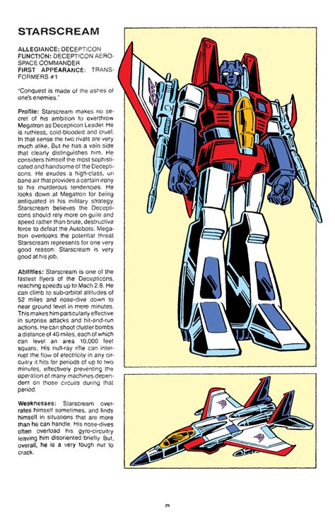 Starscream | Transformers decepticons, Transformers characters ...