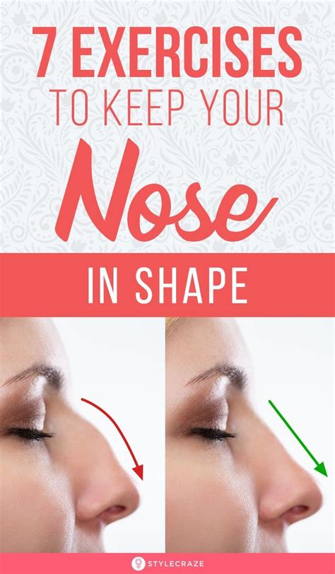 7 Unbelievable Exercises That Will Help Keep Your Nose In Shape ...