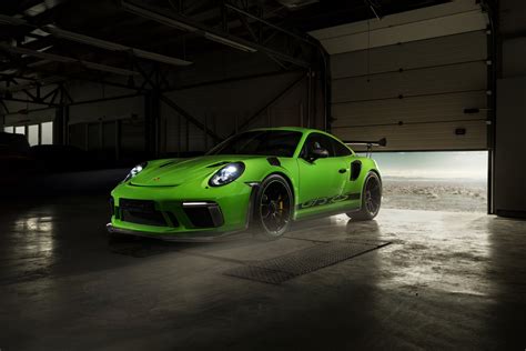 Download Green Car Vehicle Porsche 911 GT3 RS 4k Ultra HD Wallpaper