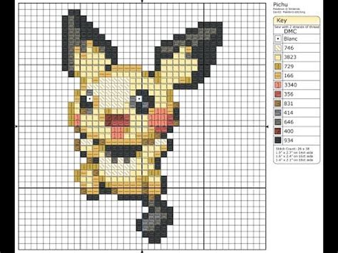 Pixel Art Pokemon Pichu