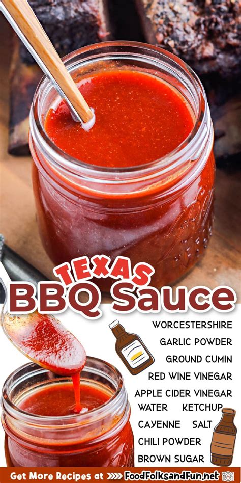 EASY Texas BBQ Sauce | Texas bbq sauce, Bbq sauce recipe, Bbq sauce