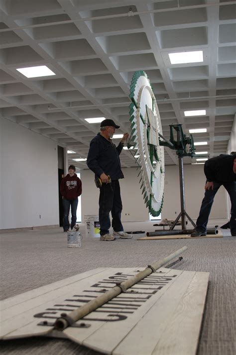 RANDOM PIC - Putting up the exhibits in the Stuhr Building. Grand ...