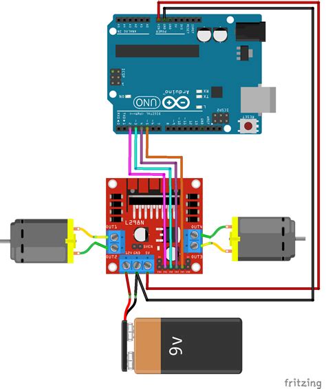 L298n Motor Driver Circuit Diagram